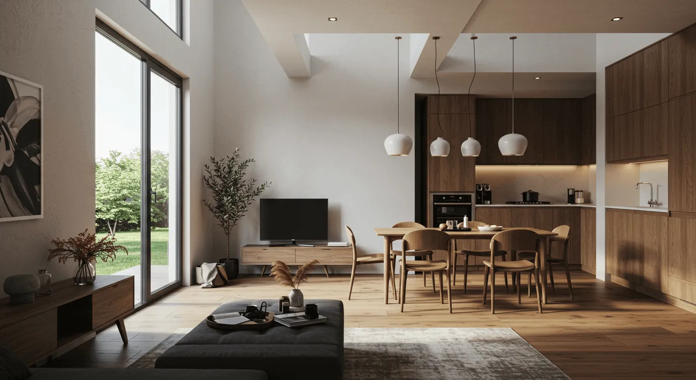 A living room decorated by Kairós
