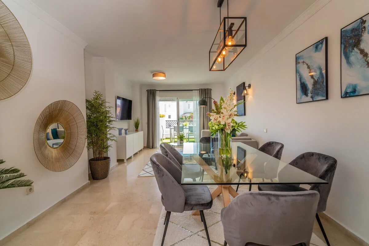 Holiday apartment decoration project in Puerto Banús 1