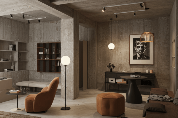 Estudio Interiores Estilo Brutalista 1