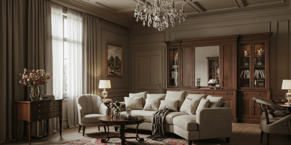 Estudio Interiores Estilo Renovado Clasico 2